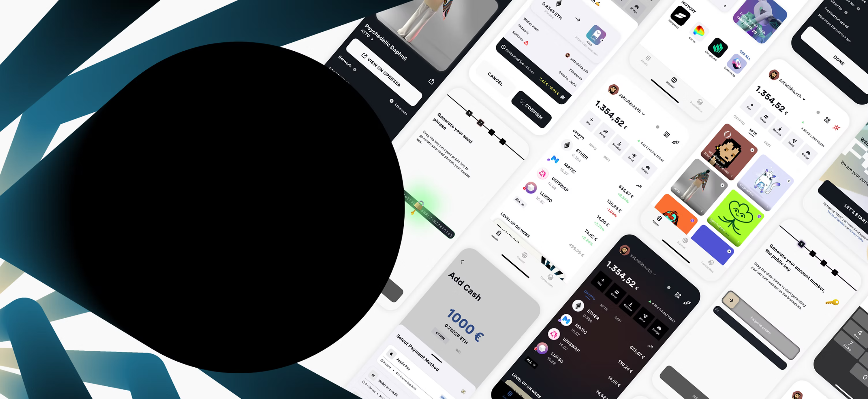 visual example 3 of design work - two tone sculptures 