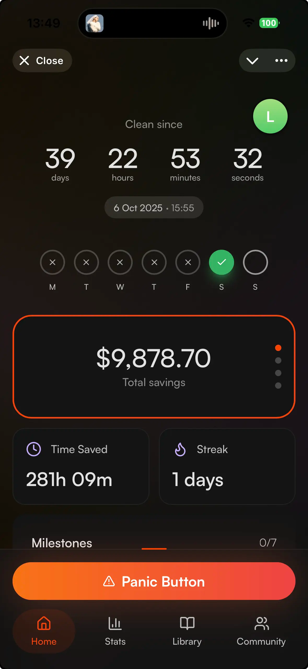 Visual example 2 of design work - wall of paintings 